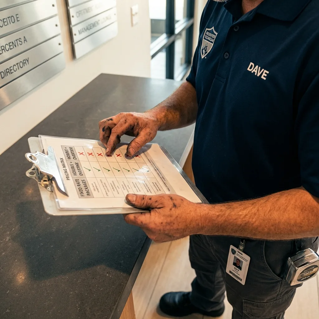 Cost comparison table showing flat rate structure versus hidden hourly overtime charges in Haslett apartment moving.